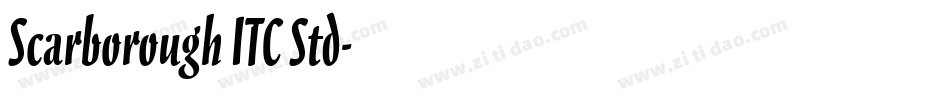 Scarborough ITC Std字体转换
